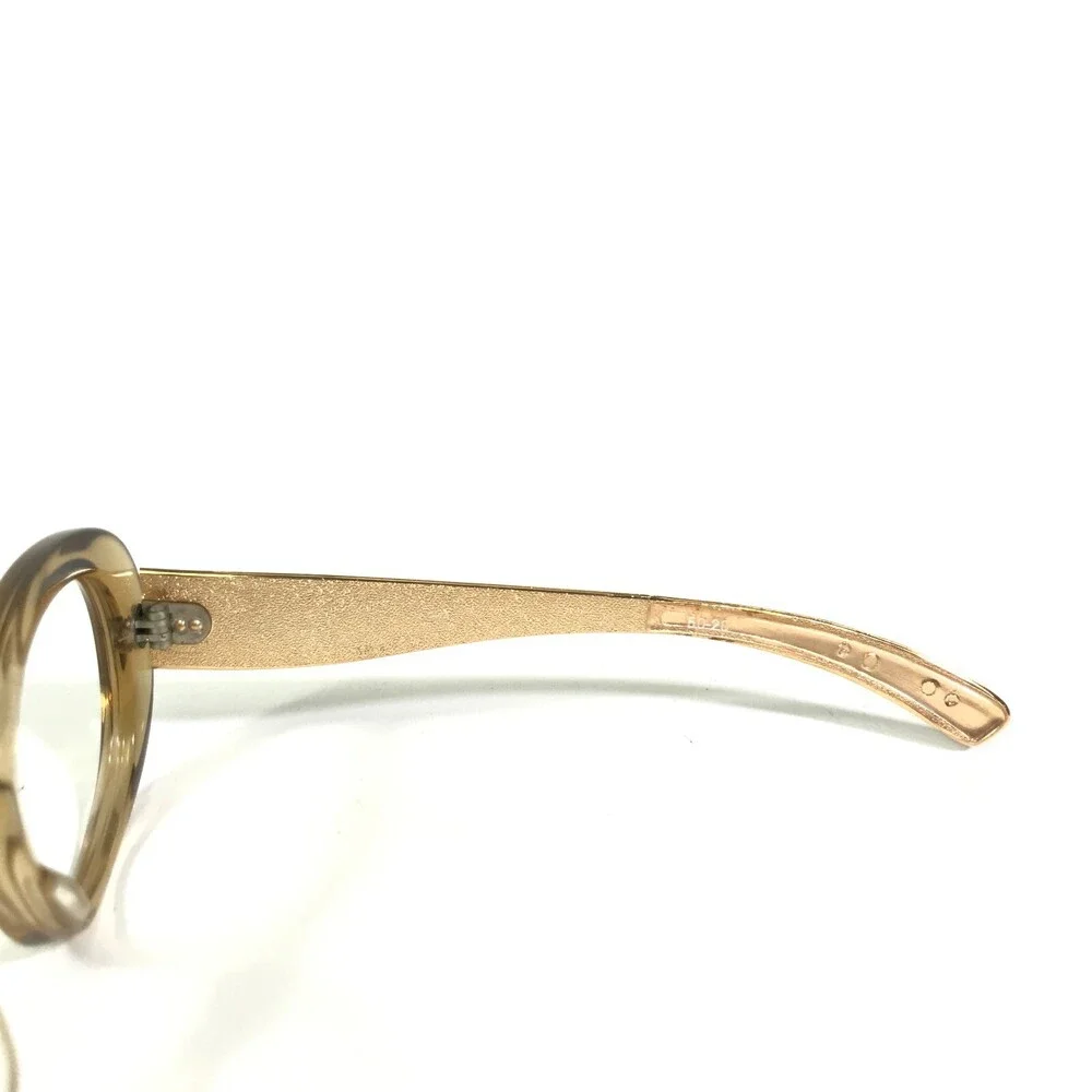 Vintage Brendel Joana Eyeglasses Frames Clear Gold Round Full Rim 50-20-130